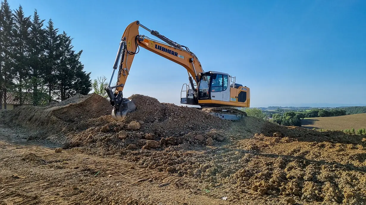 travaux de terrassement