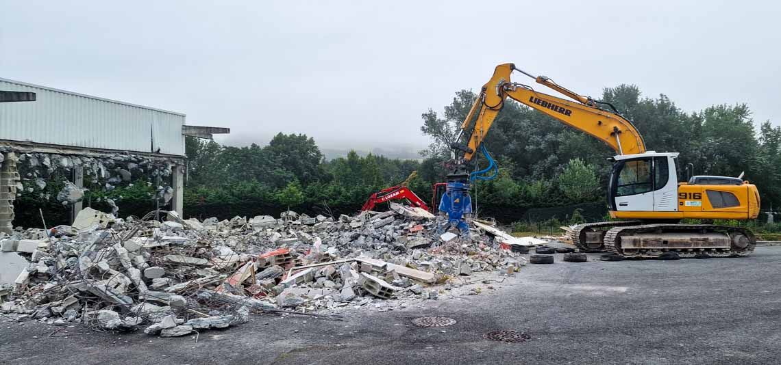 Découpe et évacuation des gravats