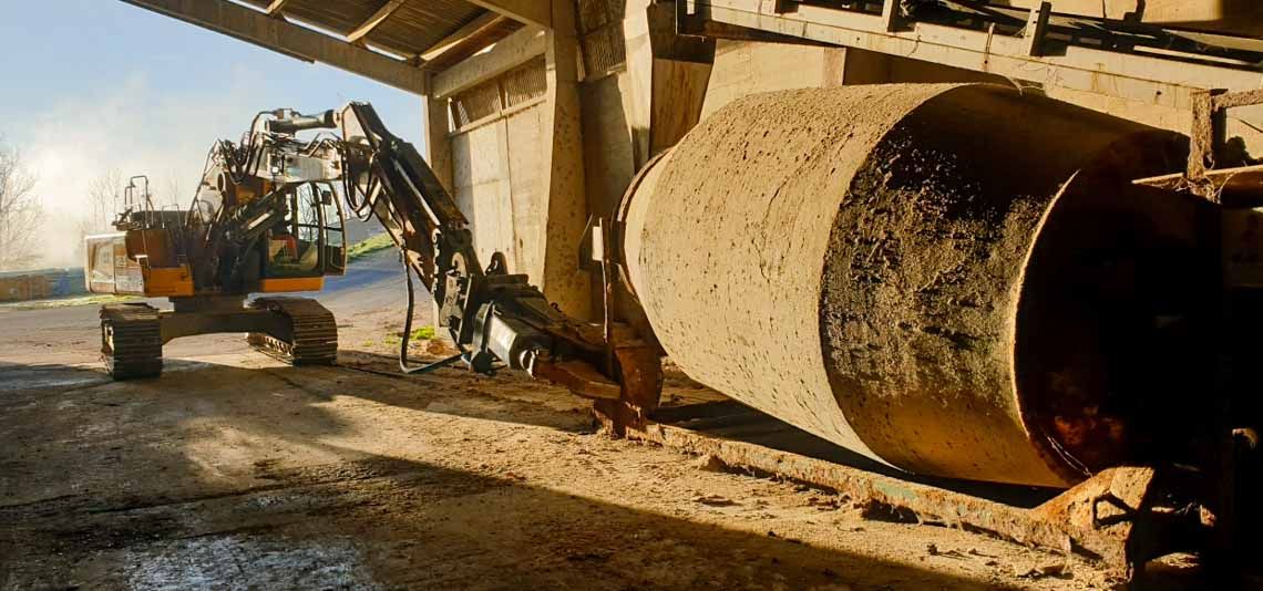 Découpe et récupération d'une cuve