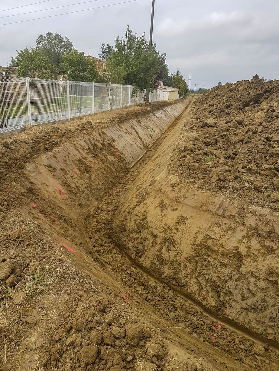 Réalisation d'un fossé